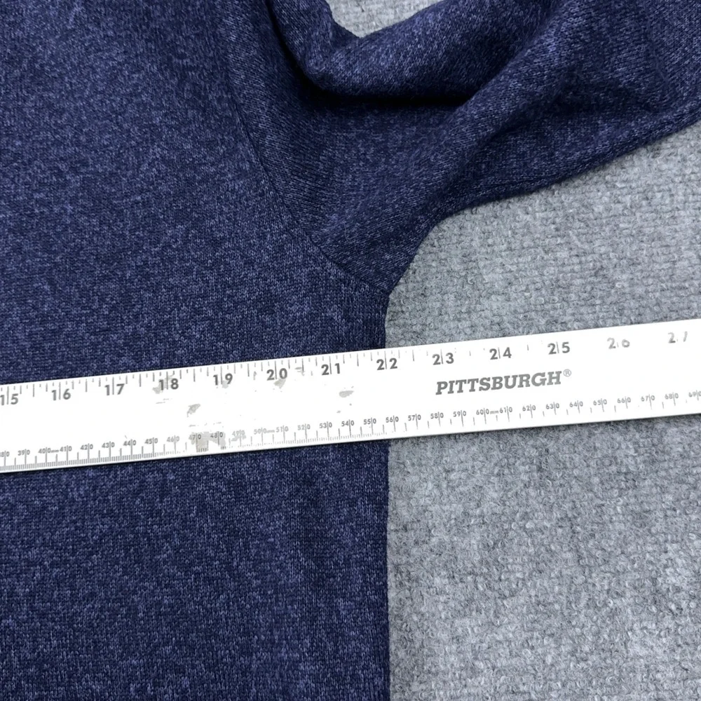NEW Robert Graham Kenwood Pullover Mens M Navy Blazer 1/4 Zip Fleece Classic Fit